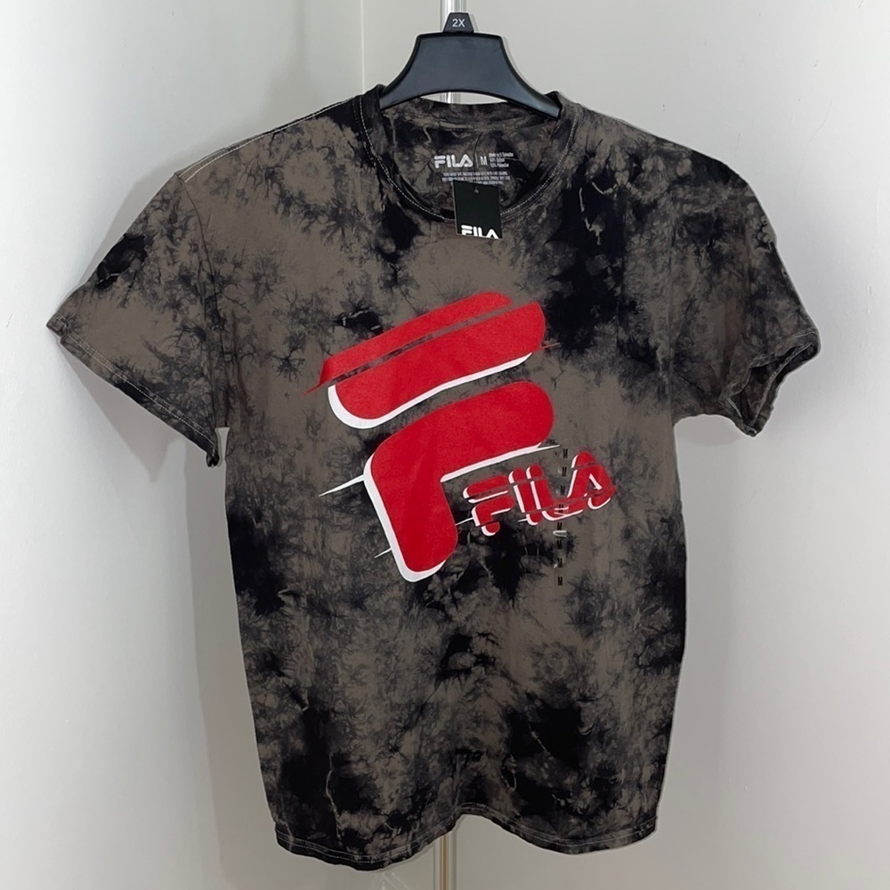 New Fila Men's Short Sleeve Logo T-Shirt Tee Top